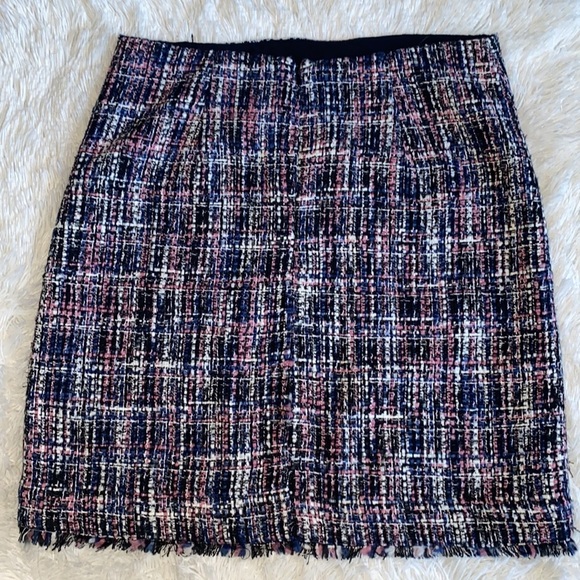 Loft Woven tweed faux wrap skirt - Picture 2 of 7